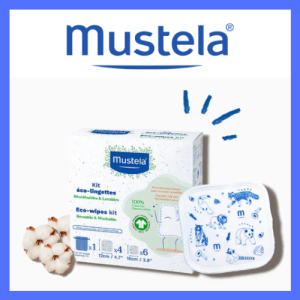 Mustela Kit Eco-Lingettes Réutilisables & Lavables
